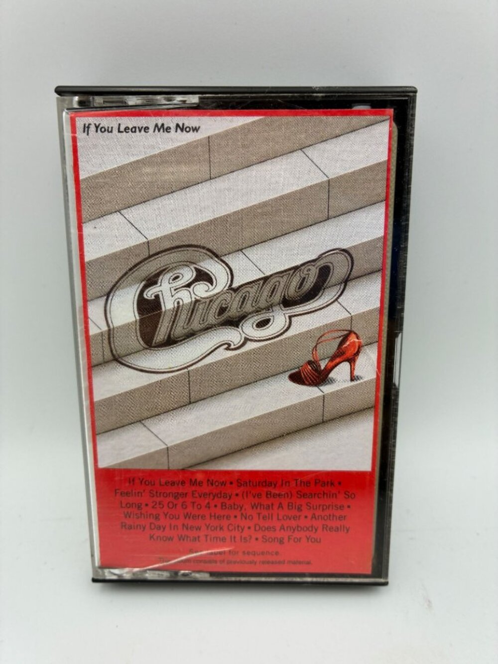 Chicago If You Leave Me Now Cassette 1982 Columbia Stereo Hits Album